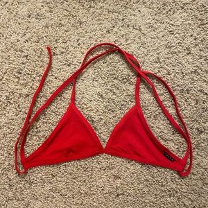 Red Jolyn Bikini Top XS